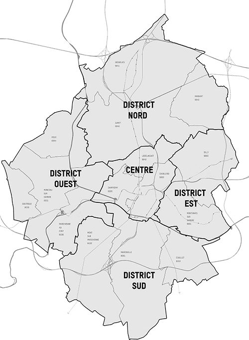 cartographie Charleroi